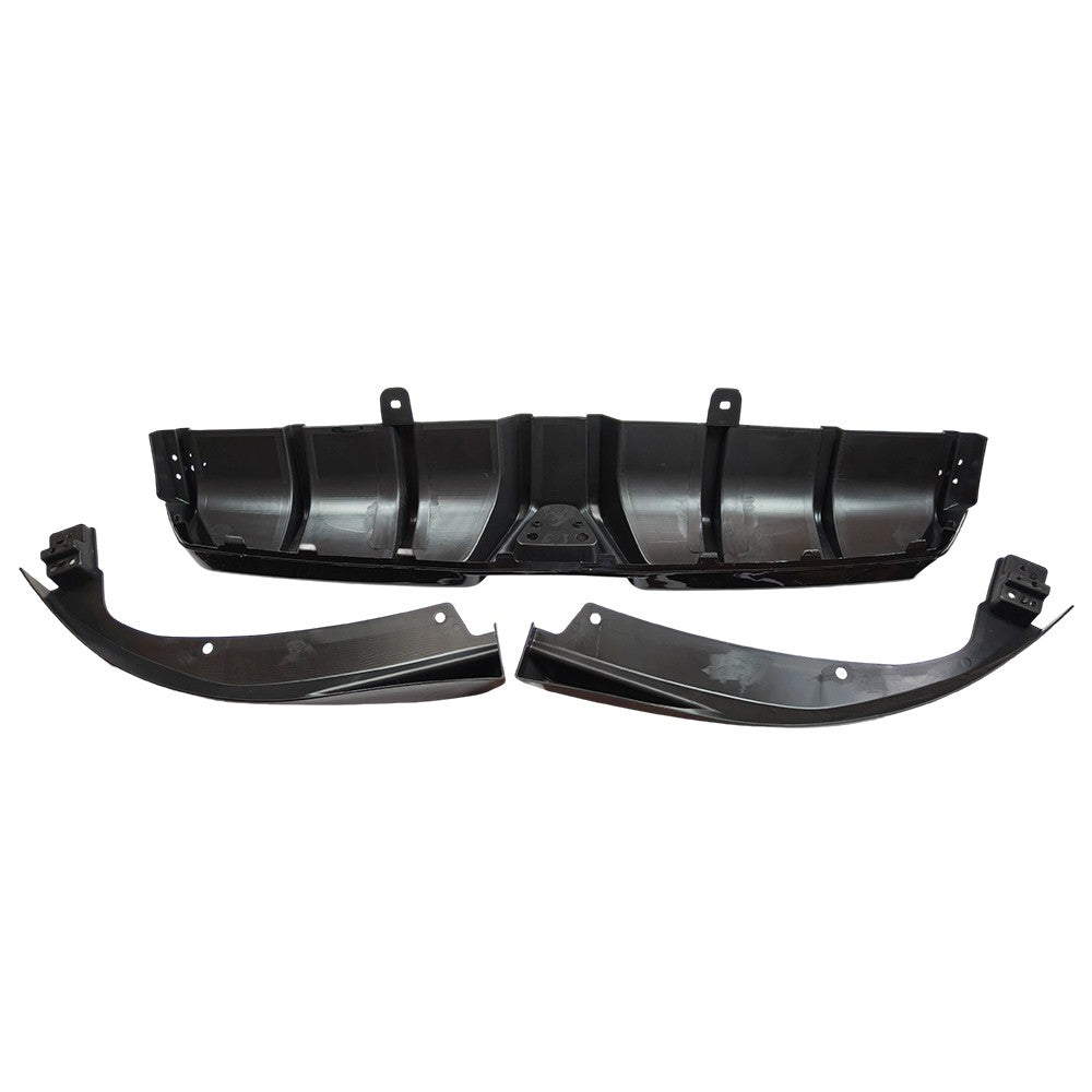For 2016-21 Civic Sedan  Gloss Black DIffuser Kit W/ LED Light