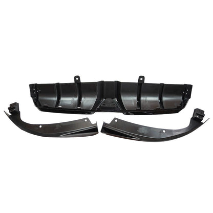 For 2016-21 Civic Sedan  Gloss Black DIffuser Kit W/ LED Light