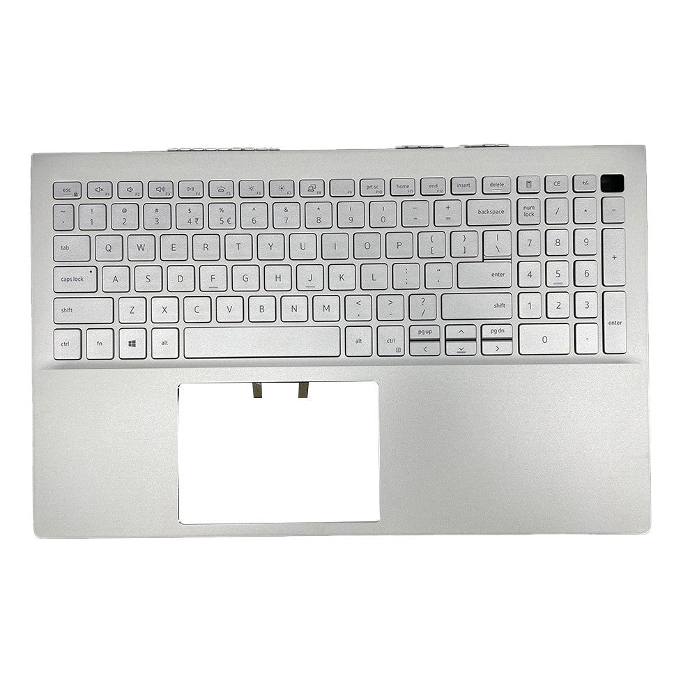 Silver 15.6" Palmrest Case Backlit Keyboard 06XCC3 For Dell Inspiron 15 5505 US