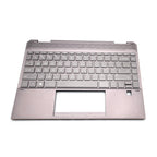 New L37681-001 Palmrest W/ Backlit Keyboard For HP Spectre X360 13-AP Series US
