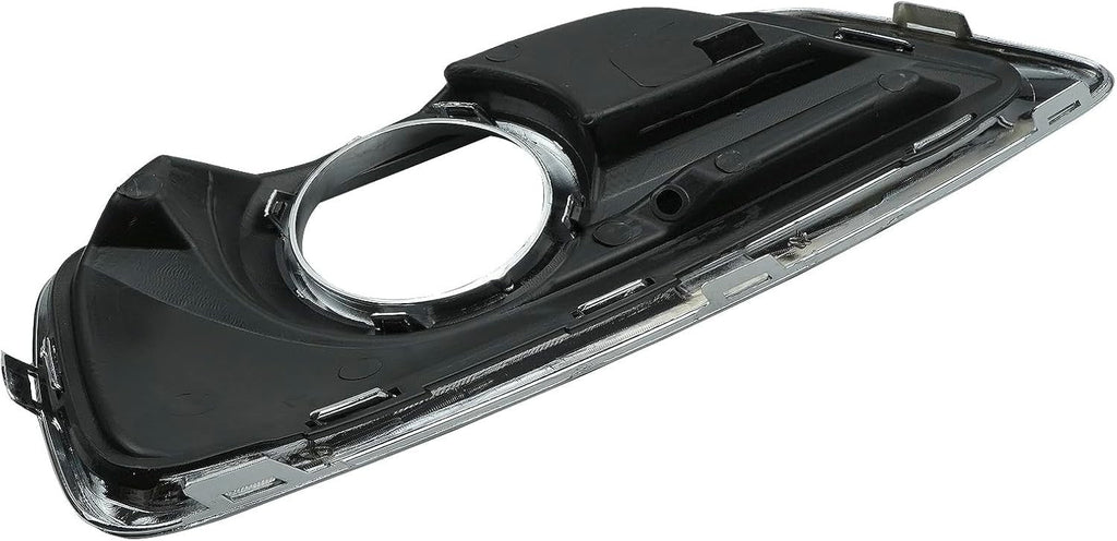 Fog Lamp Hood Left Fog Lamp Bezel Black Set For 13-16 Chevrolet Malibu GM1038136