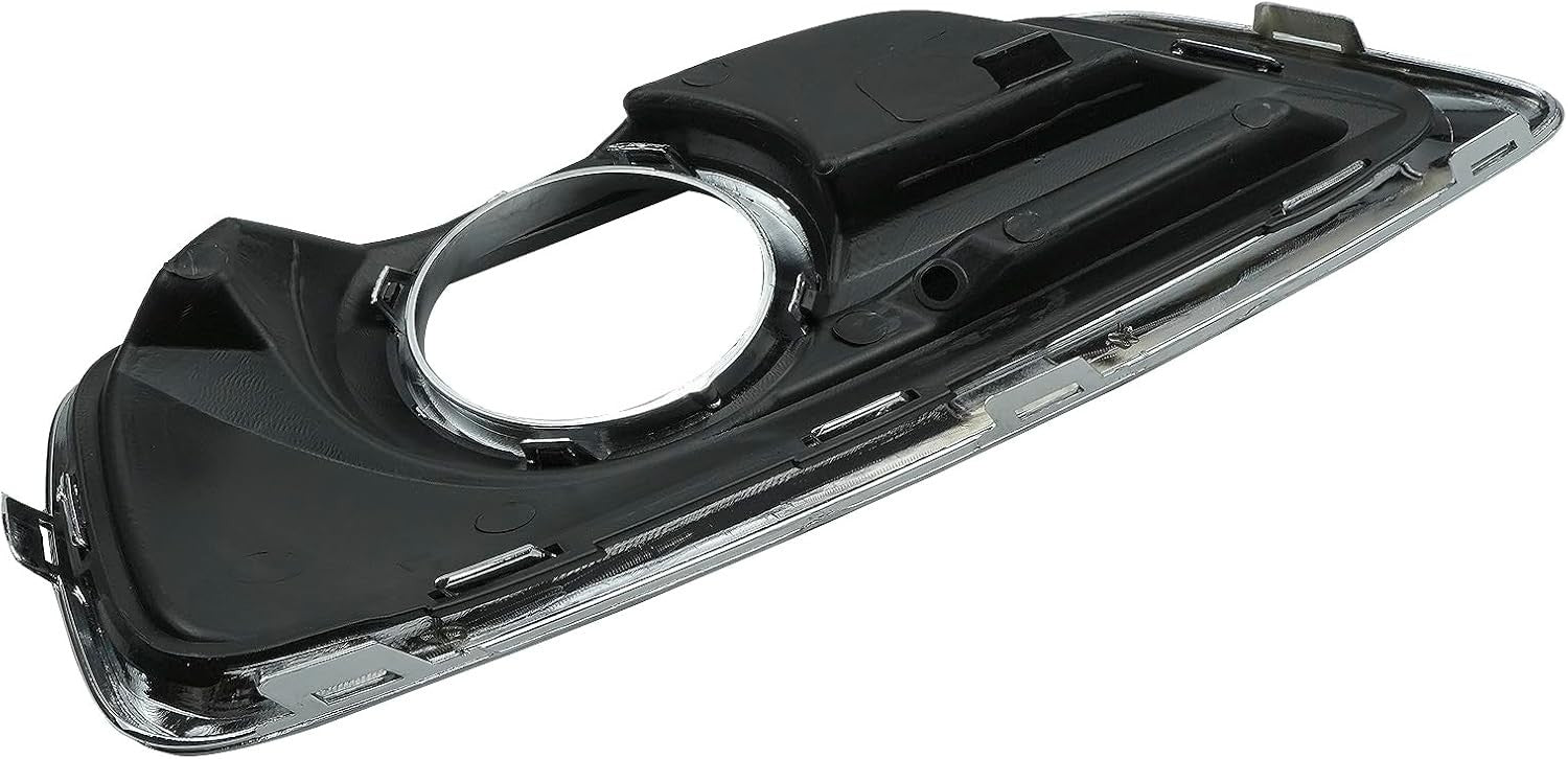 Fog Lamp Hood Left Fog Lamp Bezel Black Set For 13-16 Chevrolet Malibu GM1038136