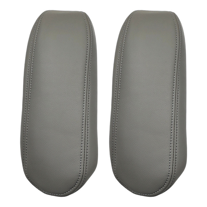 For 2002-2007 Ford F250 F350 Super Duty Lariat Leather Seat Armrest Cover 2Pcs