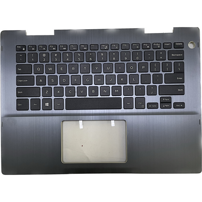 For Dell Inspiron 14 5481 5482 NOT MF Palmrest NO-Backlit Keyboard Gray 9VMHF US