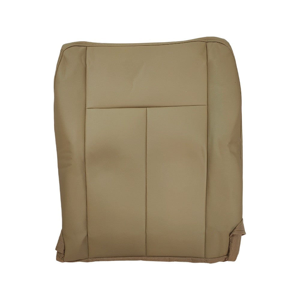 Front Driver Side Bottom Leather Seat Cover Tan For 2007- 2014 Ford Expedition