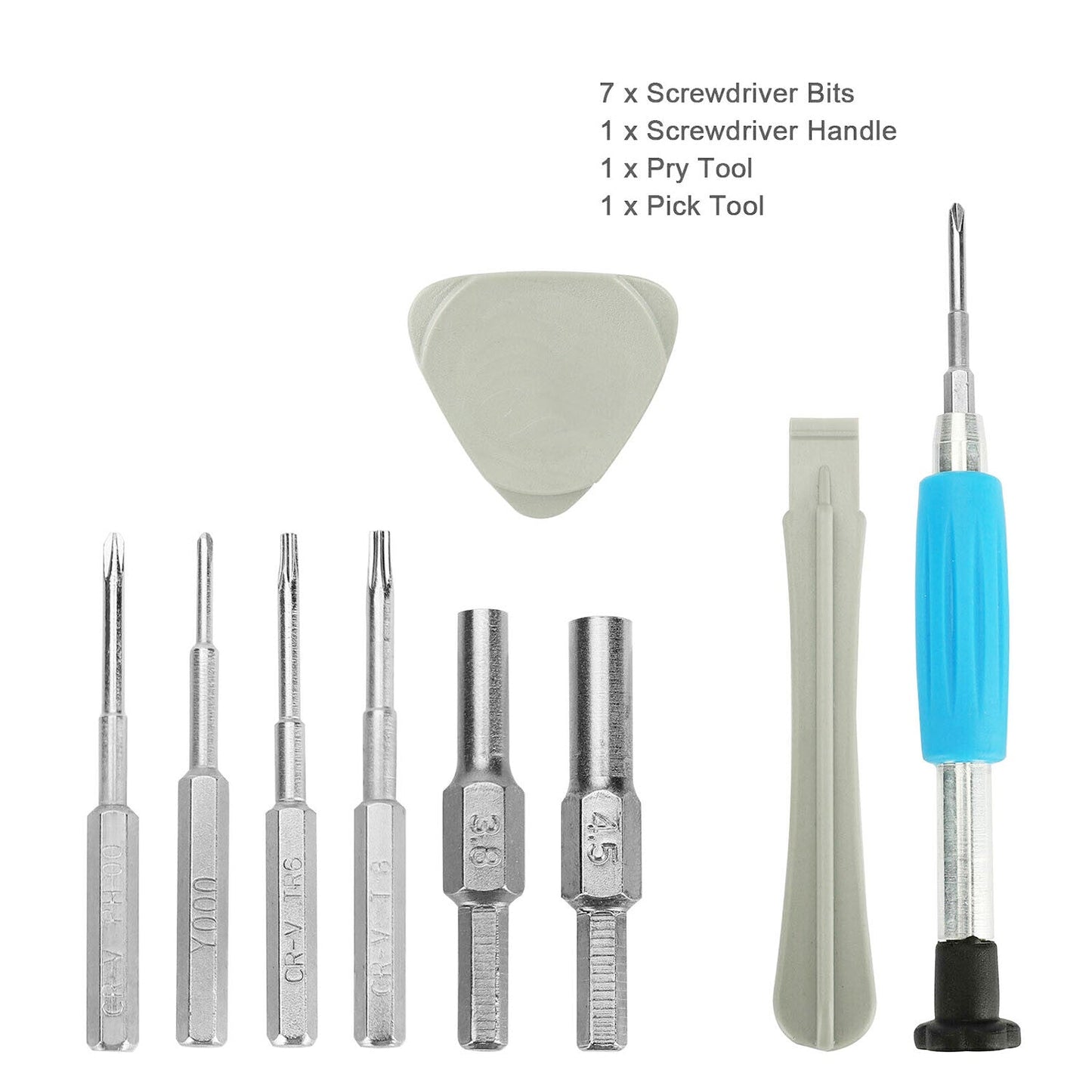 For Nintendo Switch SNES N64 NES Wii Triwing Screwdriver Repair Tool Kit 10 in 1