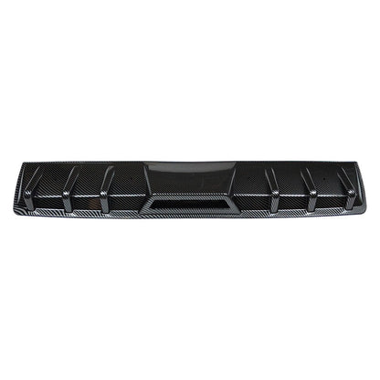 For VW Golf GTI MK6 MK7 Carbon Fiber Rear Bumper Diffuser LED Brake Light
