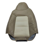 Driver Side Top Leather Perforated Seat Cover Tan For Ford Expedition 2003-2006
