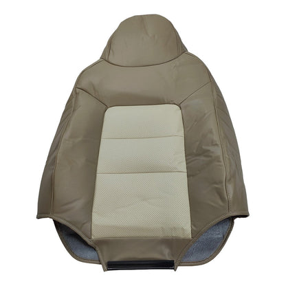 Driver Side Top Leather Perforated Seat Cover Tan For Ford Expedition 2003-2006