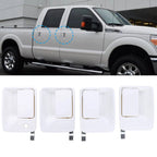 4× Front & Rear Outside Door Handle Fit For 1999-2016 Ford Super Duty F250 F350