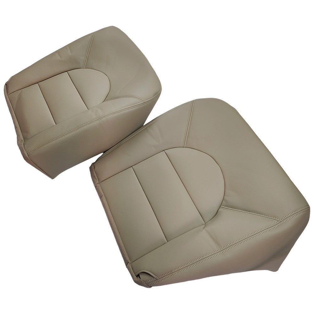 For 1999 2000 Ford F250 F350 Lariat Driver & Passenger Side Bottom Seat Covers
