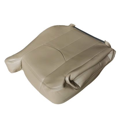 For 2003 - 2006 Chevy Tahoe GMC Yukon Driver & Passenger Leather Seat Cover Tan