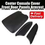 Car Center Console Cover Front Door Panels Armrest Black for Honda Accord 08-12