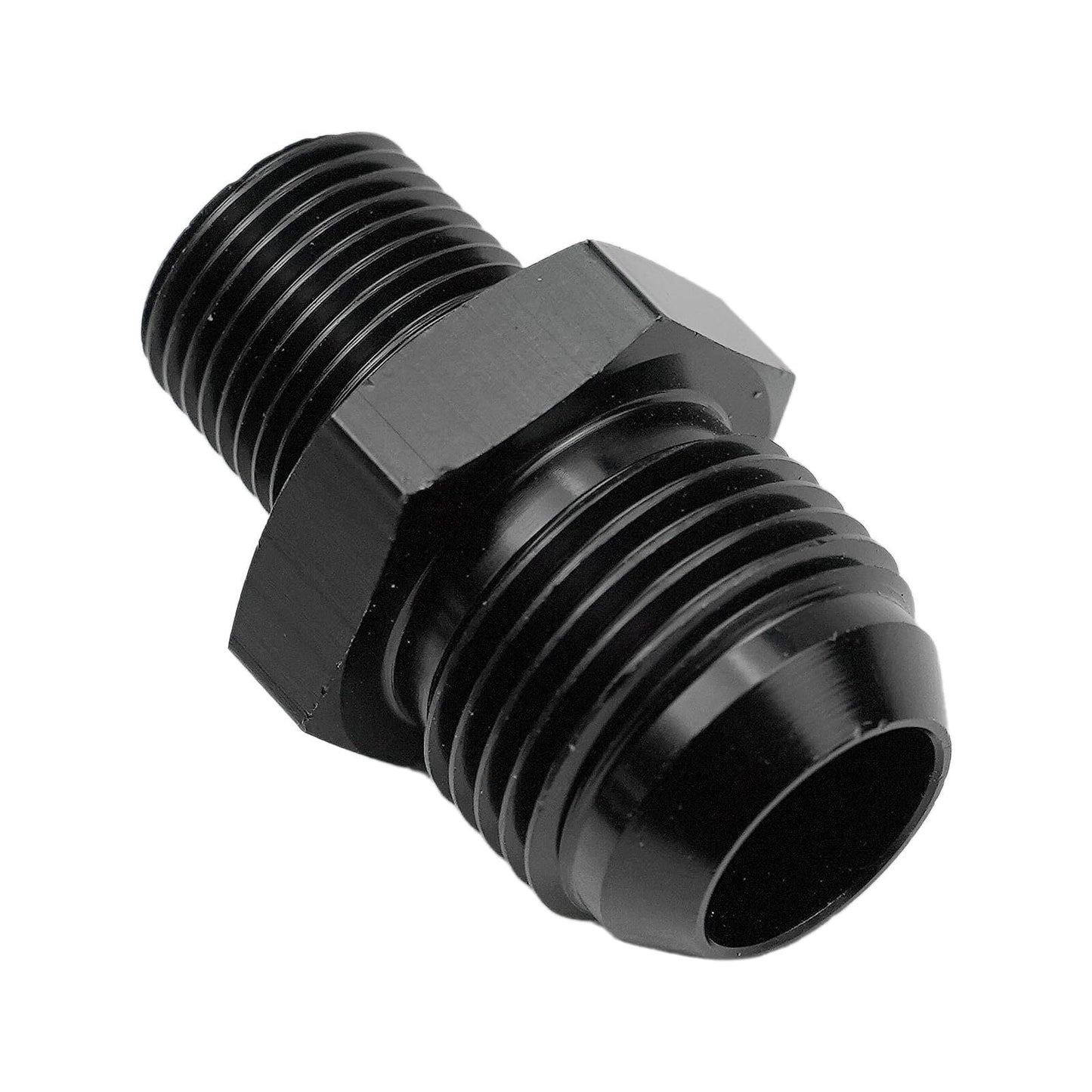 10AN Male Flare to 3/8" NPT Pipe Fitting Adapter Connector Union Straight