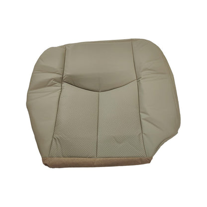 For 2005-2006 Cadillac Escalade Driver & Passenger Bottom Leather Seat Cover Tan