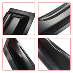 Window Visor Vent Rain Shades Guards Deflectors For 04-08 Acura TL Sedan Black