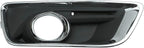 Fog Lamp Hood Left Fog Lamp Bezel Black Set For 13-16 Chevrolet Malibu GM1038136