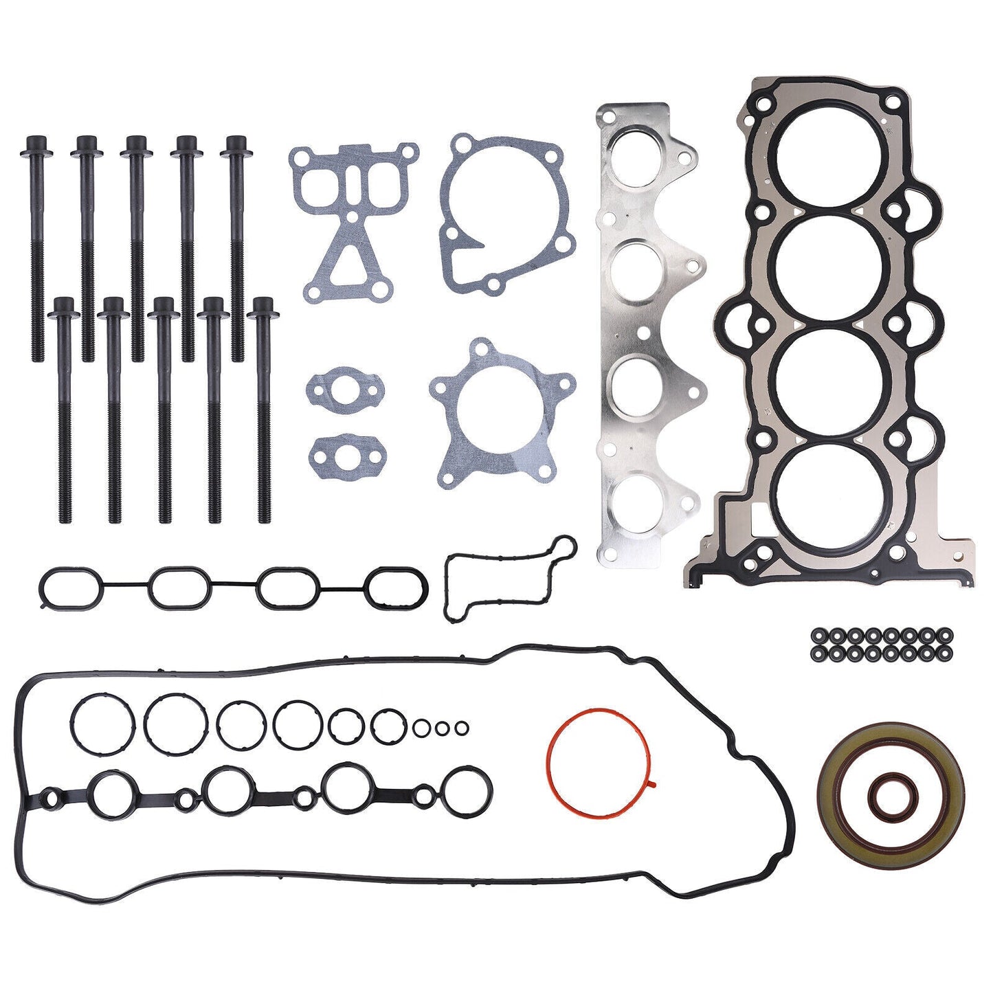 HS26554PT Head Gasket Bolts Set for 2012 2019 for Hyundai for Kia Accent Rio