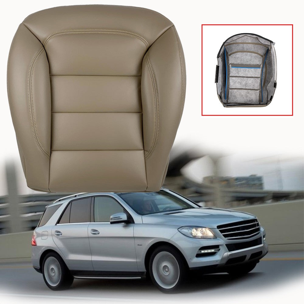 For 2012 -2015 Mercedes-Benz ML350 Driver Side Bottom Leather Seat Cover Tan