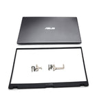 New LCD Back Cover+Bezel+Hinges For ASUS VivoBook X512 X512U V5000F Top Gray US