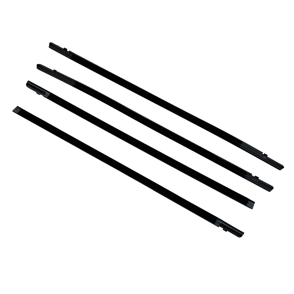 4PCS Weatherstrip Window Moulding Trim Seal Belt For Honda Civic Sedan 2016-2021
