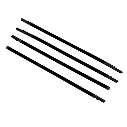 4PCS Weatherstrip Window Moulding Trim Seal Belt For Honda Civic Sedan 2016-2021