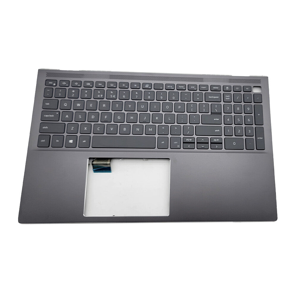 For Dell Vostro 7500 Palmrest US Keyboard Backlit 02KF2N 08DX59 Brown Upper Case