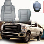 For 2002-2007 Ford F250 F350 Super Duty Driver Side Leather Seat Cover Gray