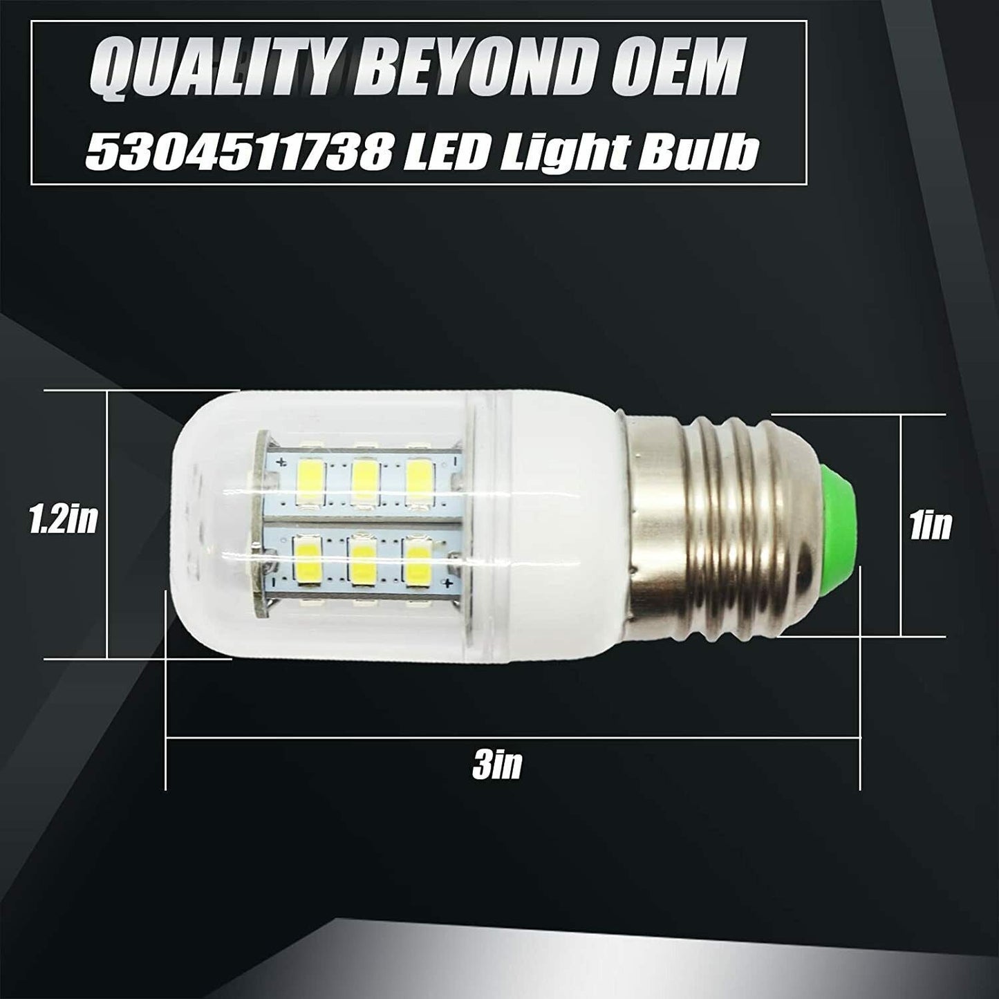 5304511738 PS12364857 AP6278388 Refrigerator LED Light Bulb for Frigidaire 3 5W