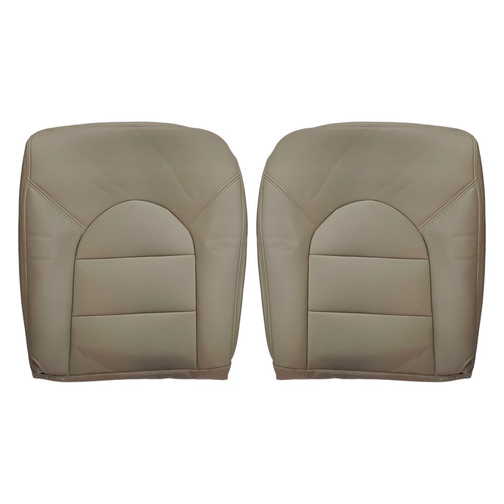 Driver & Passenger Side Bottom Seat Covers For 1999 2000 Ford F250 F350 Lariat
