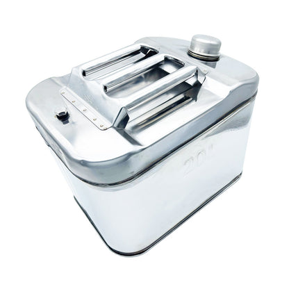 5.2 Gallon 20L 304StainlessSteel Fuel Can Gasoline Petrol Gas Tank Container Kit