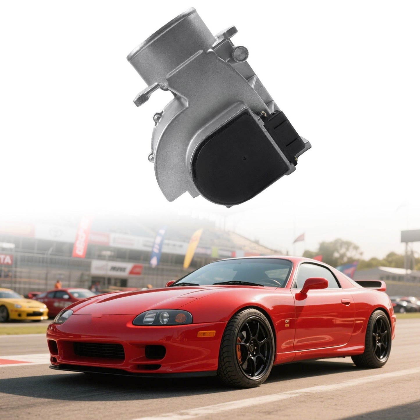 Mass Air Flow Sensor Maf Afm Fit for 1990-1995 Toyota MR2 22250-74220 2225074220