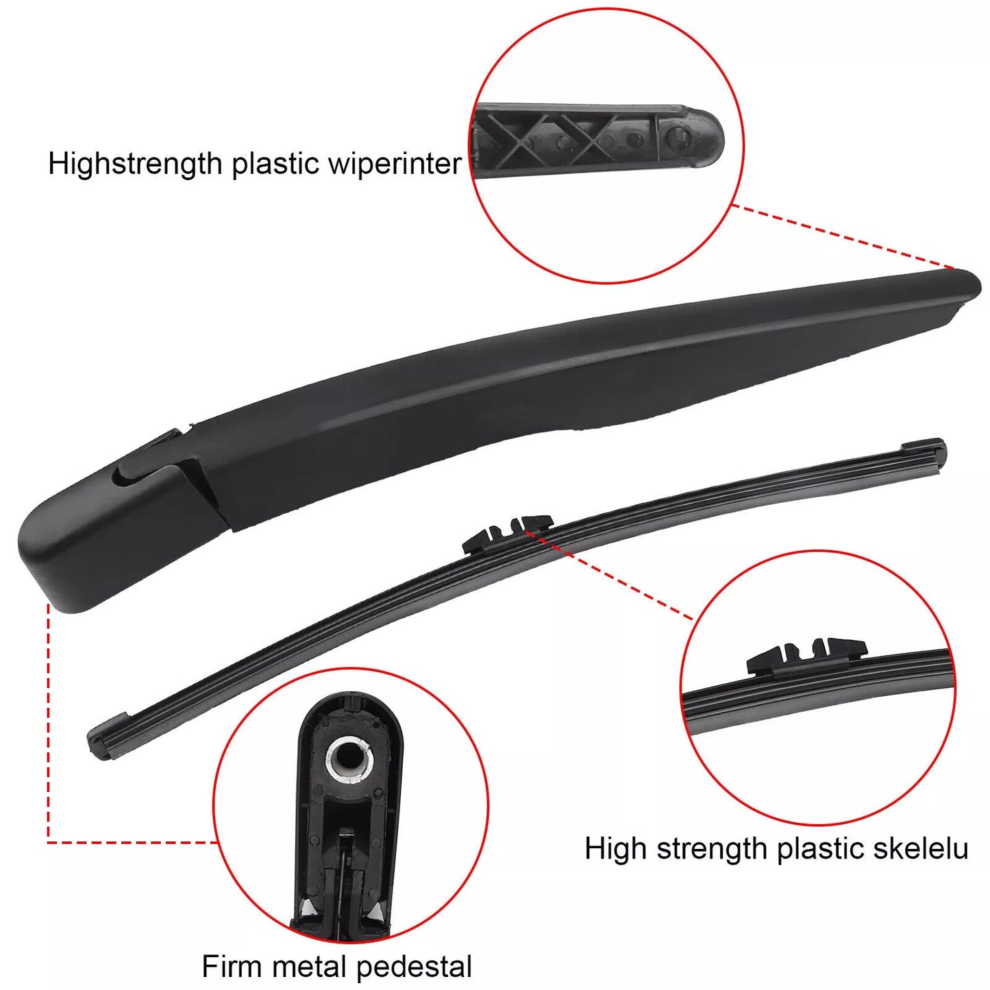 Rear Window Windshield Wiper Blade Arm For Ford Escape Explorer 2011-2024