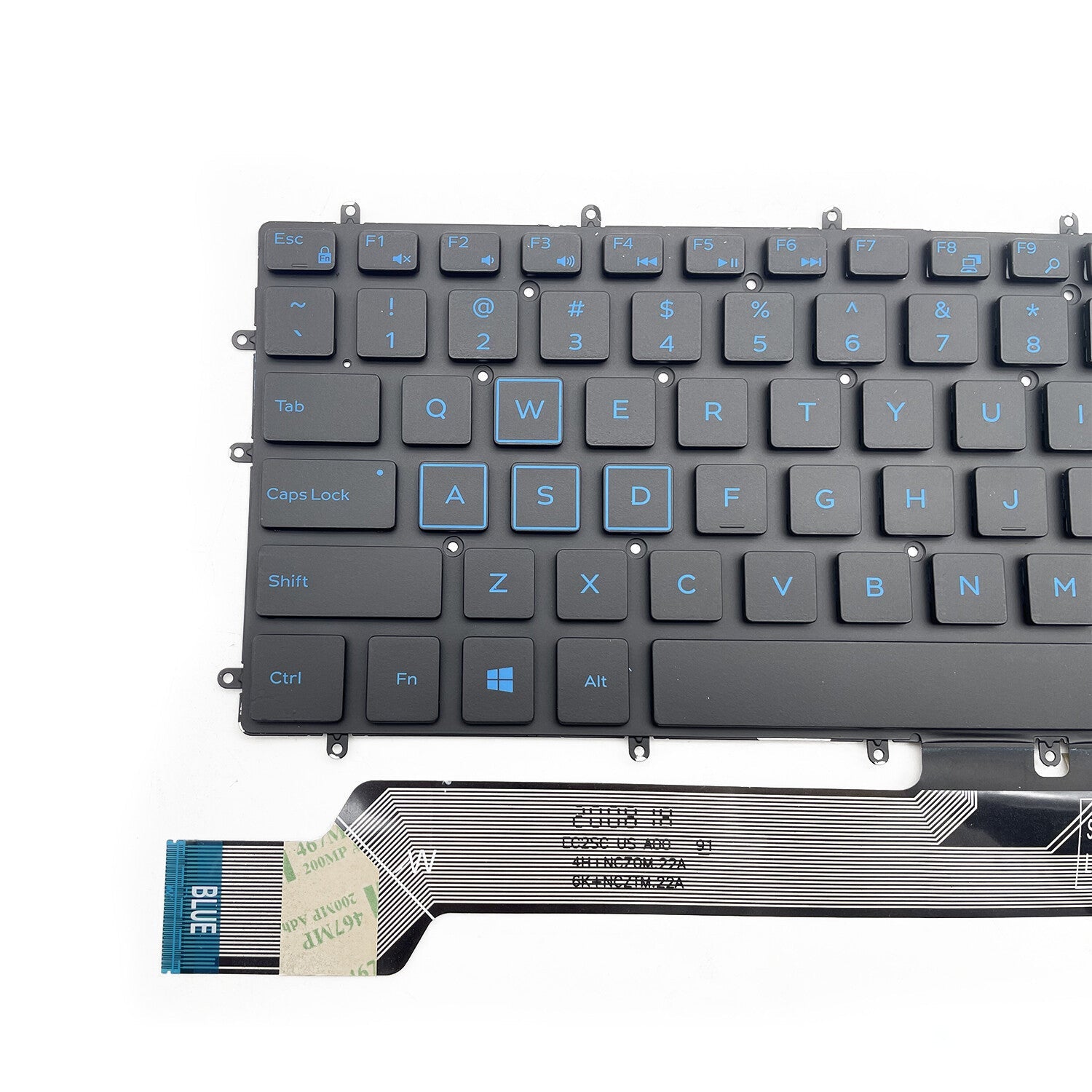 New For DELL G7 7588 7590 7790 G7 15 7588 Keyboard w/Blue Backlit M6JTP Black