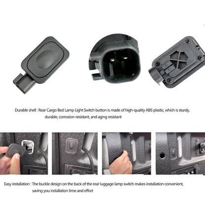Rear Cargo Bed Lamp Light Switch FL3Z-9C888-B SW7733 For F-150 2015-2021 F-250
