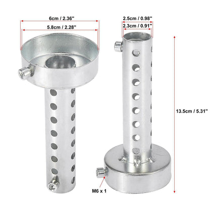 New Exhaust Pipe silencer MufflerInsert Baffle Durable Silencer Motorcycle