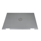 New Thin Back Cover w/Cable For HP Pavilion X360 15-ER Top Silver Lid M45108-001