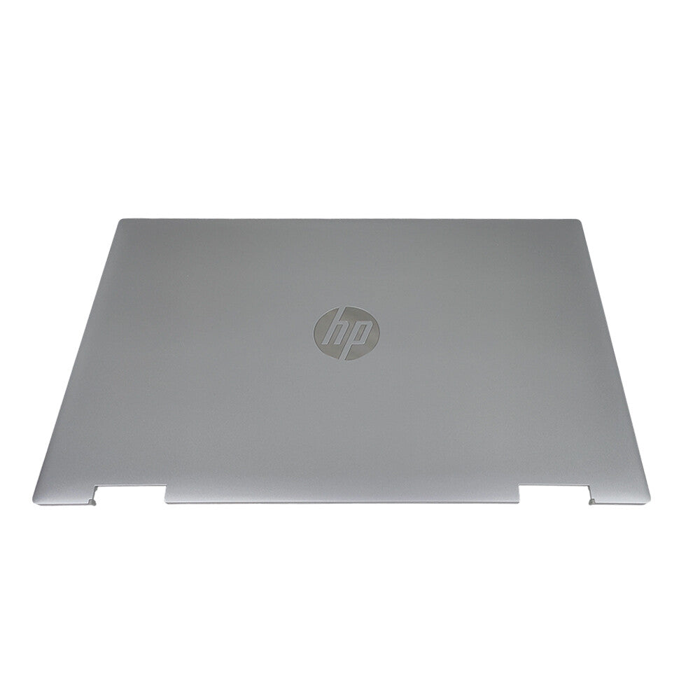 New Thin Back Cover w/Cable For HP Pavilion X360 15-ER Top Silver Lid M45108-001