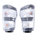 Headlights+Corner Lights Set 4PCS For 2004-2007 Isuzu NPR NQR 05-07 GMC W-4500
