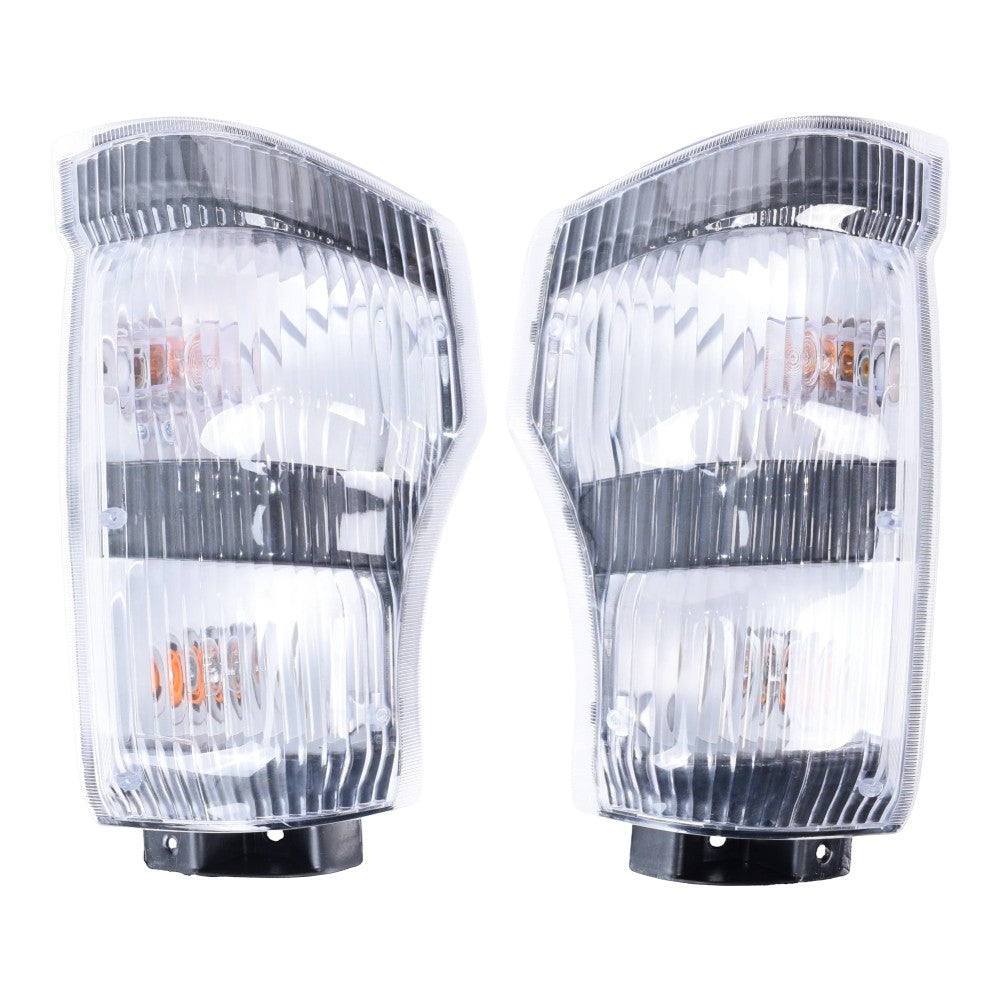 Headlights+Corner Lights Set 4PCS For 2004-2007 Isuzu NPR NQR 05-07 GMC W-4500