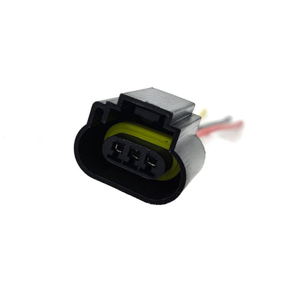 Wire Pigtail Female Nylon 9008 H13 Two Harness Headlight Bulb Socket Connector