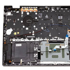 For Dell Inspiron 15Pro 5510 5515 Palmrest Backlit Keyboard Touchpad 06P0TG Gray
