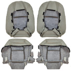 Driver Passenger Bottom & Top Leather Seat Cover Gray For 2007-2012 Lexus ES350