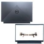New Back Cover Lid + Bezel +Hinges For Dell G15 5510 5511 5515 08MNTR 0HXRTH US