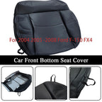 PASSENGER Bottom Leather Seat Cover Black Fit For 2004 - 2008 Ford F-150 FX4