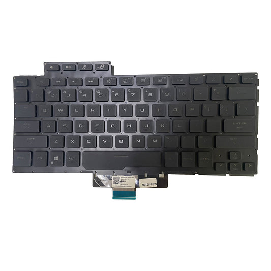 New Black For ASUS ROG Zephyrus G14 GA401 GA401U GA401M Keyboard Backlit