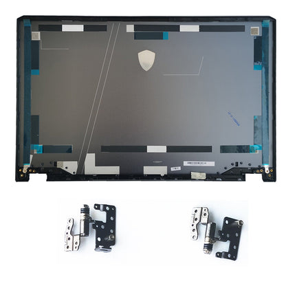 New Gray Blue Top Back Cover+Bezel+Hinges For MSI GE76 Raider 10SGS SFS MS-17K1