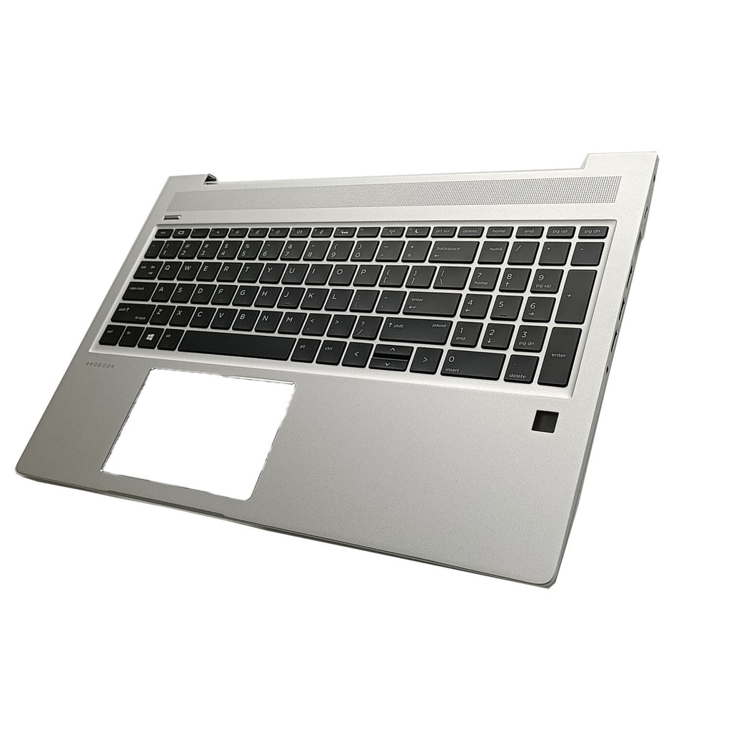 New Silver Palmrest w/ Backlit Keyboard L45090-001 For HP ProBook 450 G6 450 G7