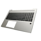 New Silver Palmrest w/ Backlit Keyboard L45090-001 For HP ProBook 450 G6 450 G7