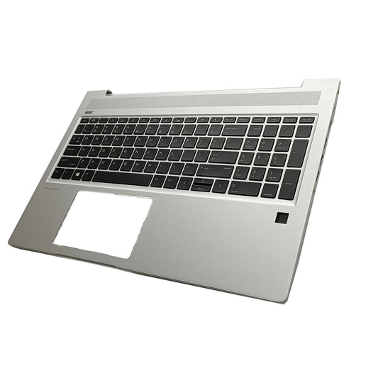 New Silver Palmrest w/ Backlit Keyboard L45090-001 For HP ProBook 450 G6 450 G7